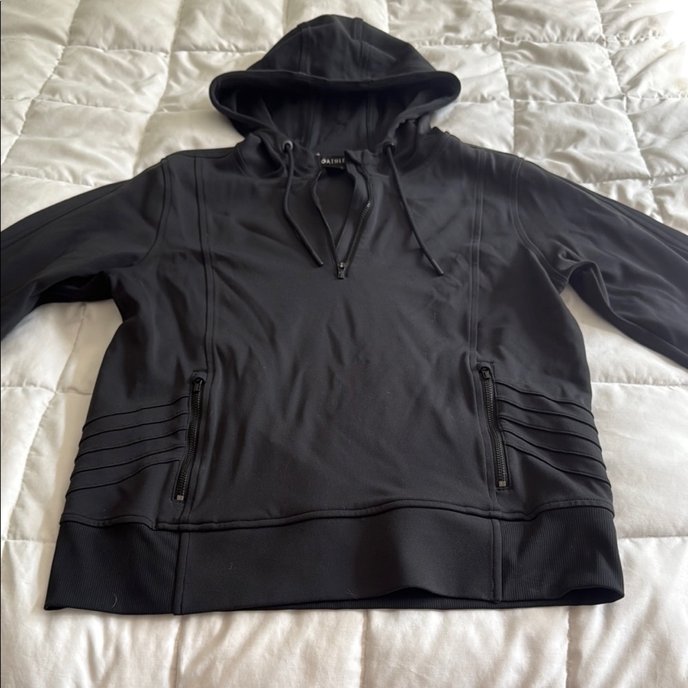 Athleta Black Utility Jacket Sleek and Modern